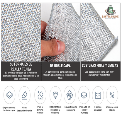 BRILLAMAX™ - PAÑOS DE LAVADO DE ALUMINIO